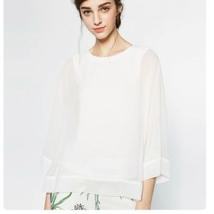 Zara kimono sleeve top